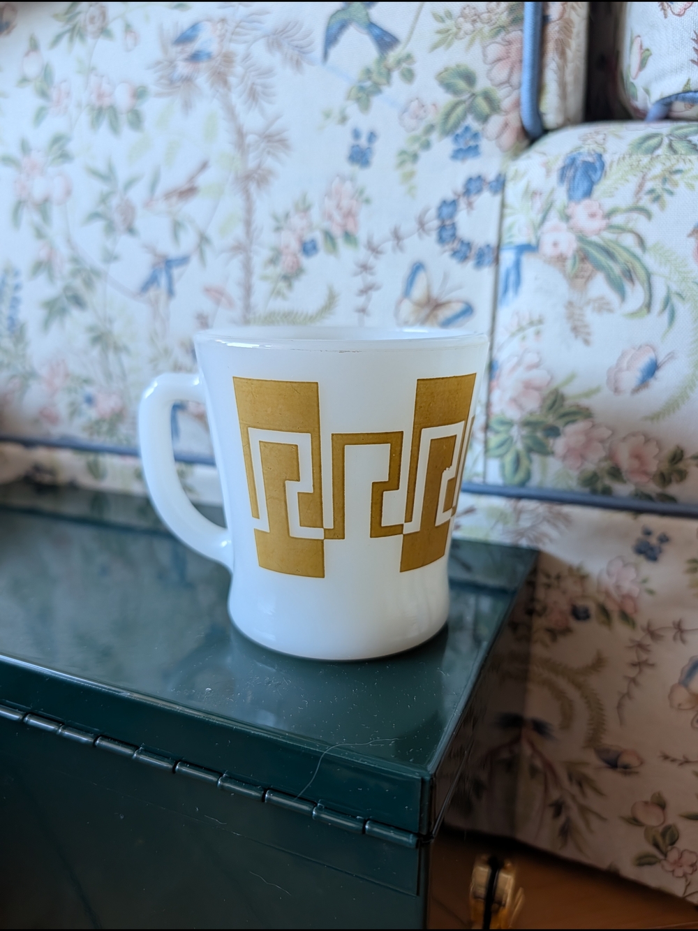 Fire King Greek Key Mug